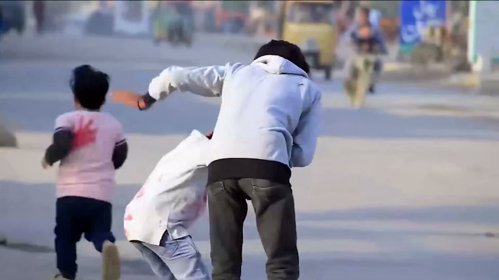Paint prank